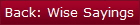 Back: Wise Sayings