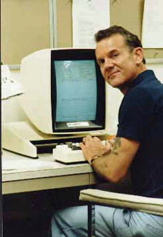Ron Weaver in front of Alto