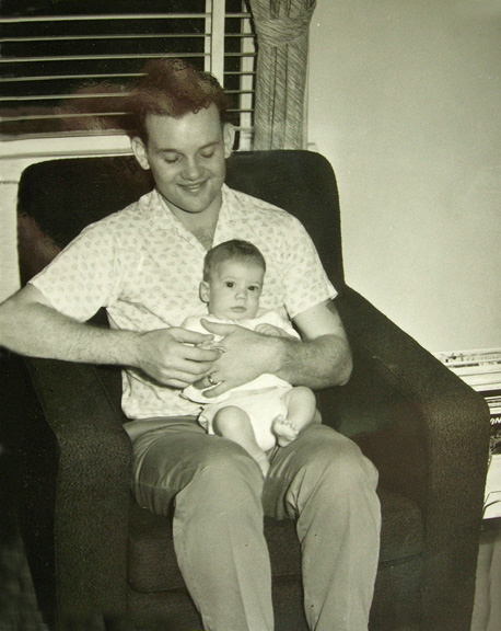 Ron with son Randy in Japan 1961